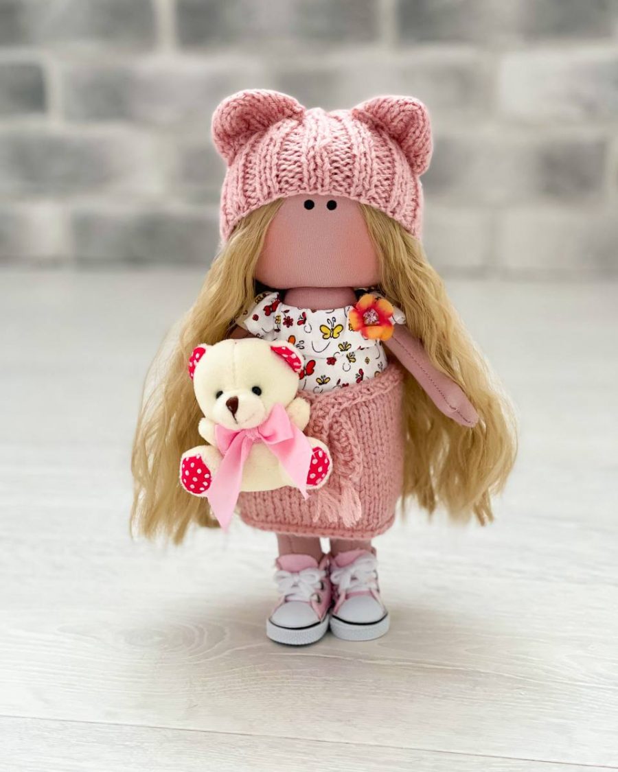 Интерьерная кукла Мияна ручной работы